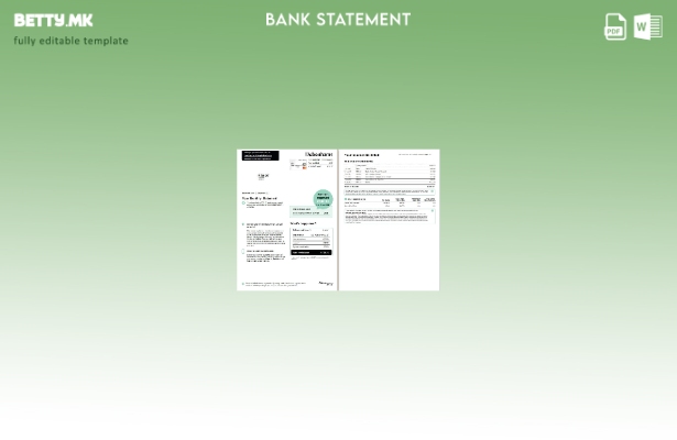 модерен стил Обединетото Кралство Debenhams картичка месечна изјава шаблон стр 1